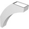 Ekena Millwork 3 1/2-in. W x 14-in. D x 18-in. H Thorton Architectural Grade PVC Knee Brace BRCP035X14X18THR - alternate 3